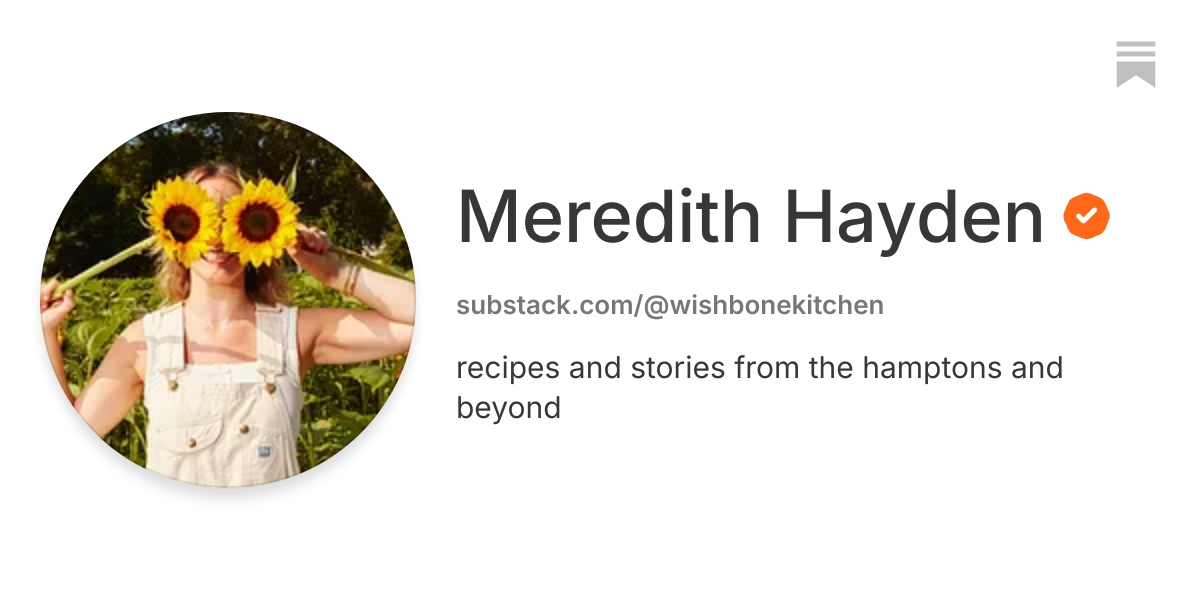 Meredith Hayden | Substack