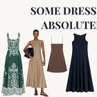 some dresses I don't absolutely hate