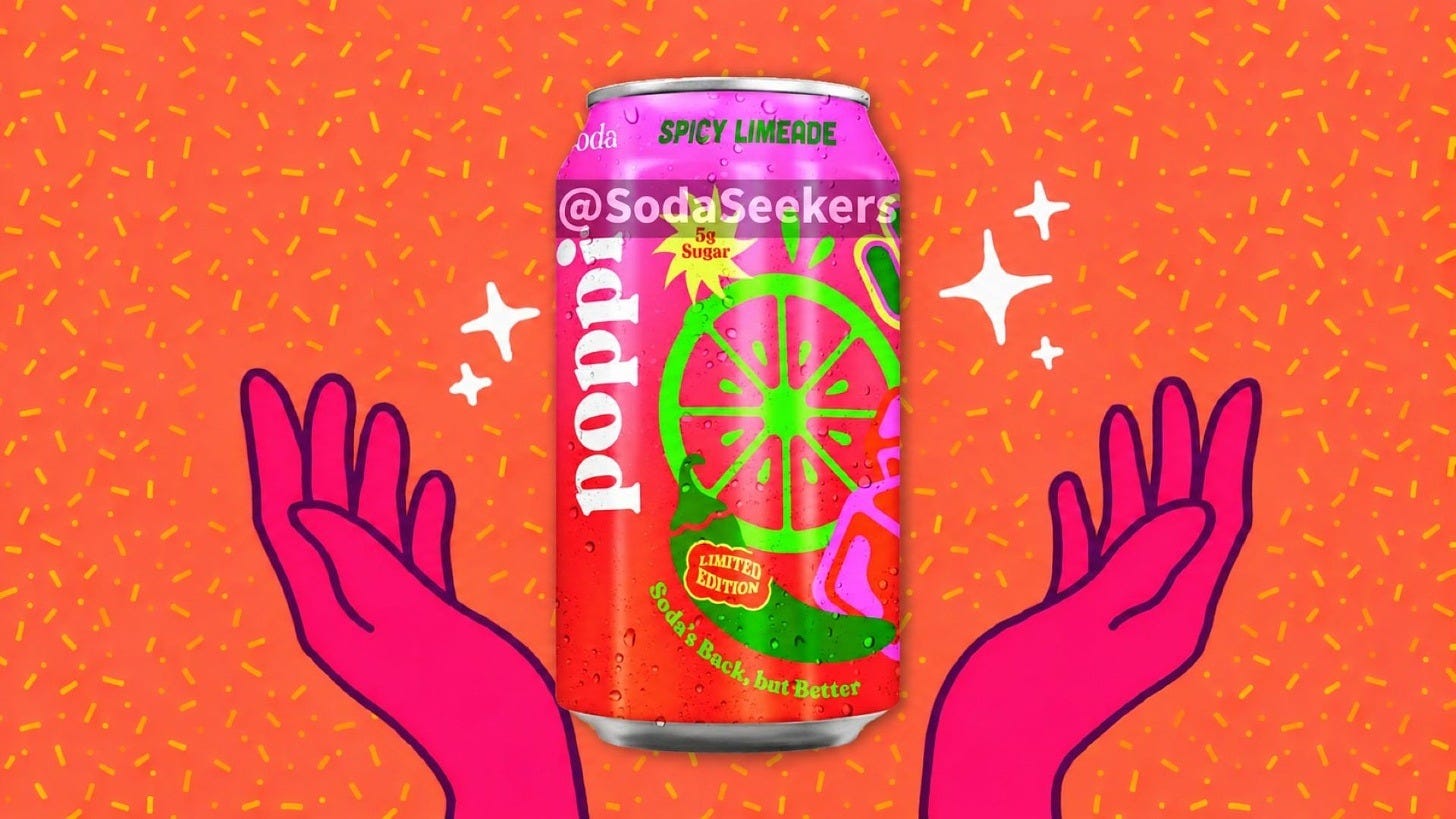 The reported Poppi Spicy Limeade can. Image: @SodaSeekers via Sporked