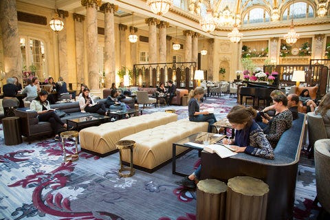 Silent Book Club Palace hotel San Francisco