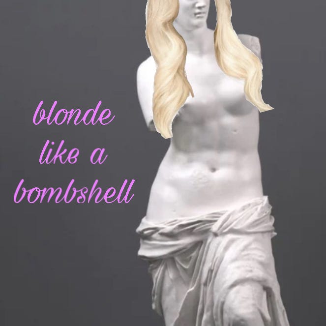 Blonde Like A Bombshell