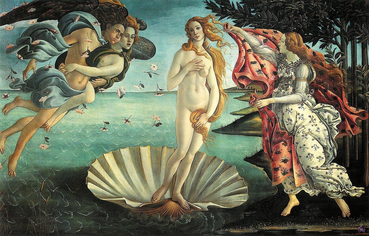 Botticelli Birth of Venus Botticelli Birth of Venus