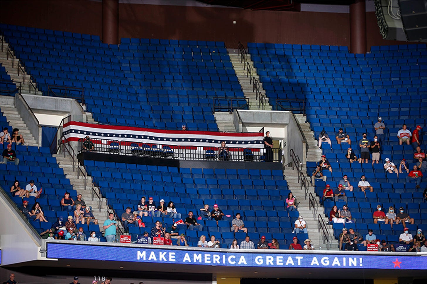 TikTok campaigns ensure hundreds of unused seats at Trump Tulsa rally