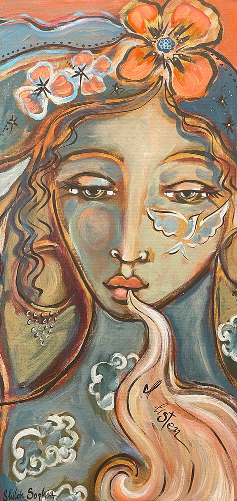 Intentional Creativity, Shiloh Sophia Art, Sacred Painting