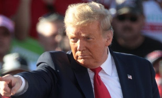 Trump pointing Trump pointing