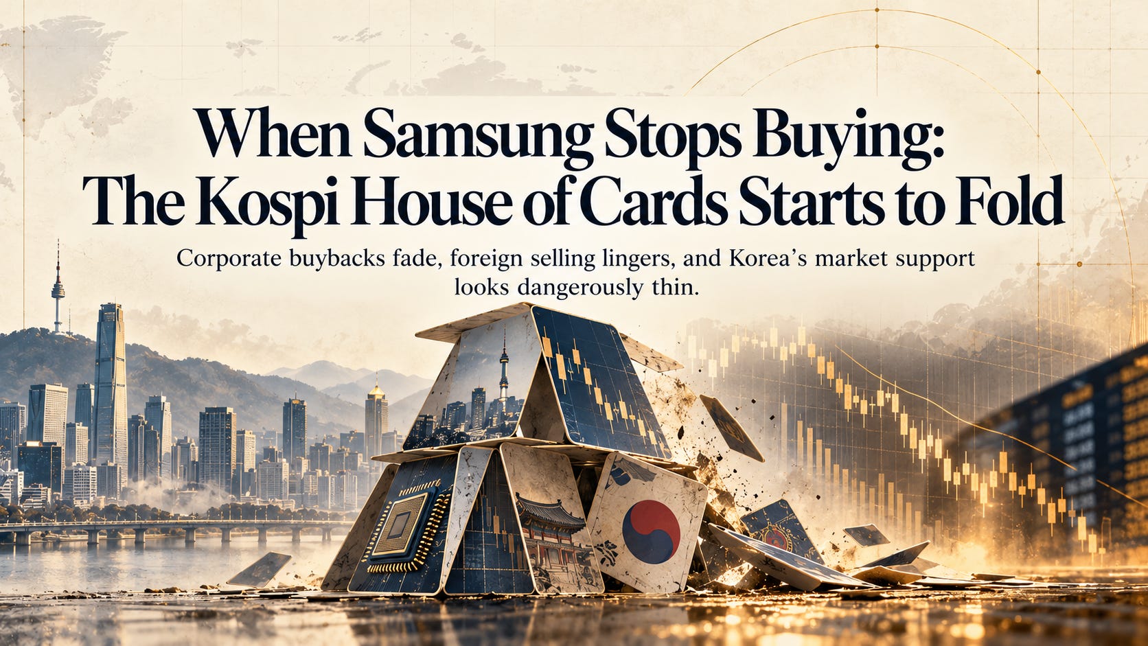 When Samsung Stops Buying: The Kospi House of Cards Starts to Fold