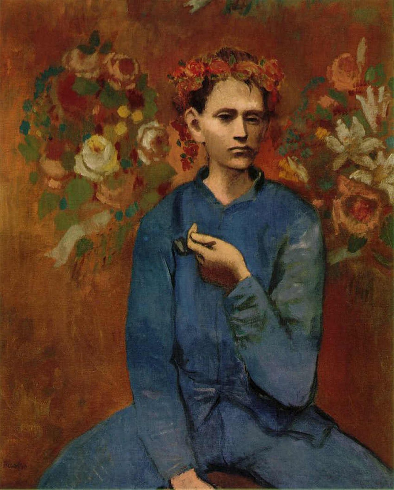 Pablo Picasso, Boy with a Pipe, 1905 Pablo Picasso, Boy with a Pipe, 1905