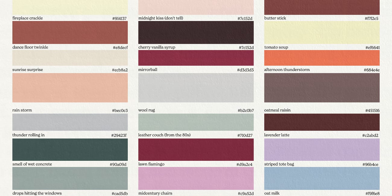 Color Palettes for Everything
