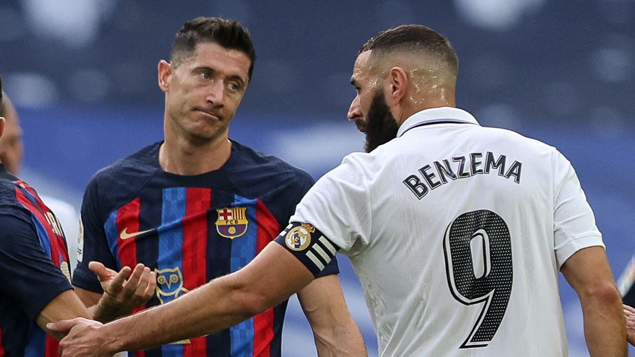 Lewandowski and Benzema leave the fight for the Pichichi in 'stand by'