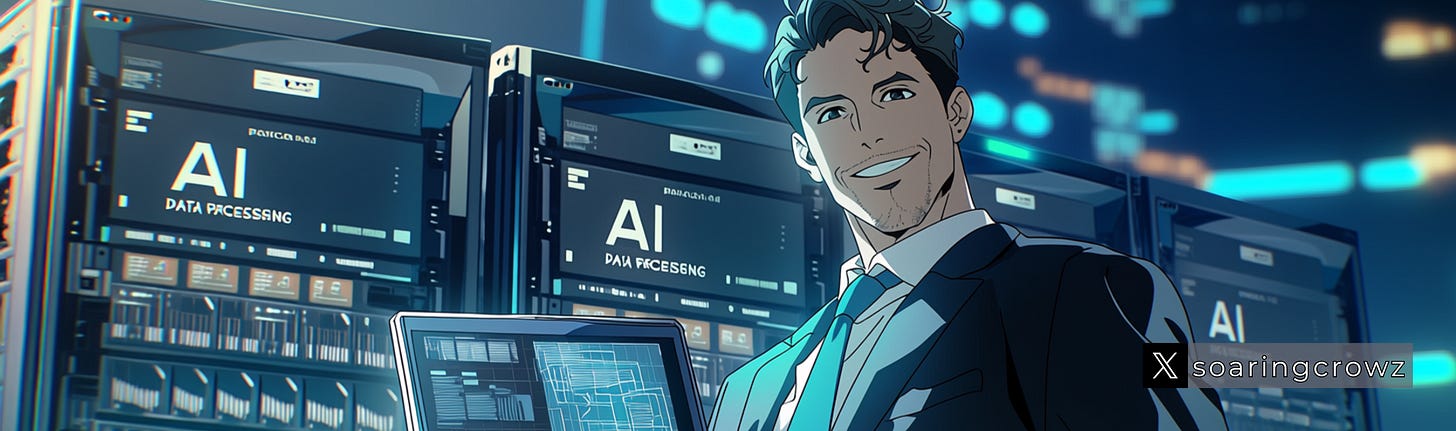 一位帥氣的挖礦公司老闆,正在研究將公司的礦機轉換成 AI 使用。 一位帥氣的挖礦公司老闆,正在研究將公司的礦機轉換成 AI 使用。