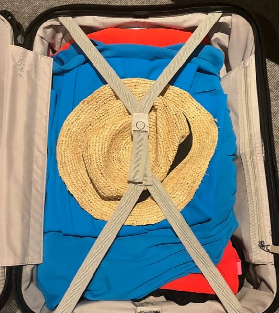 Image By Author - Packed Suitcase