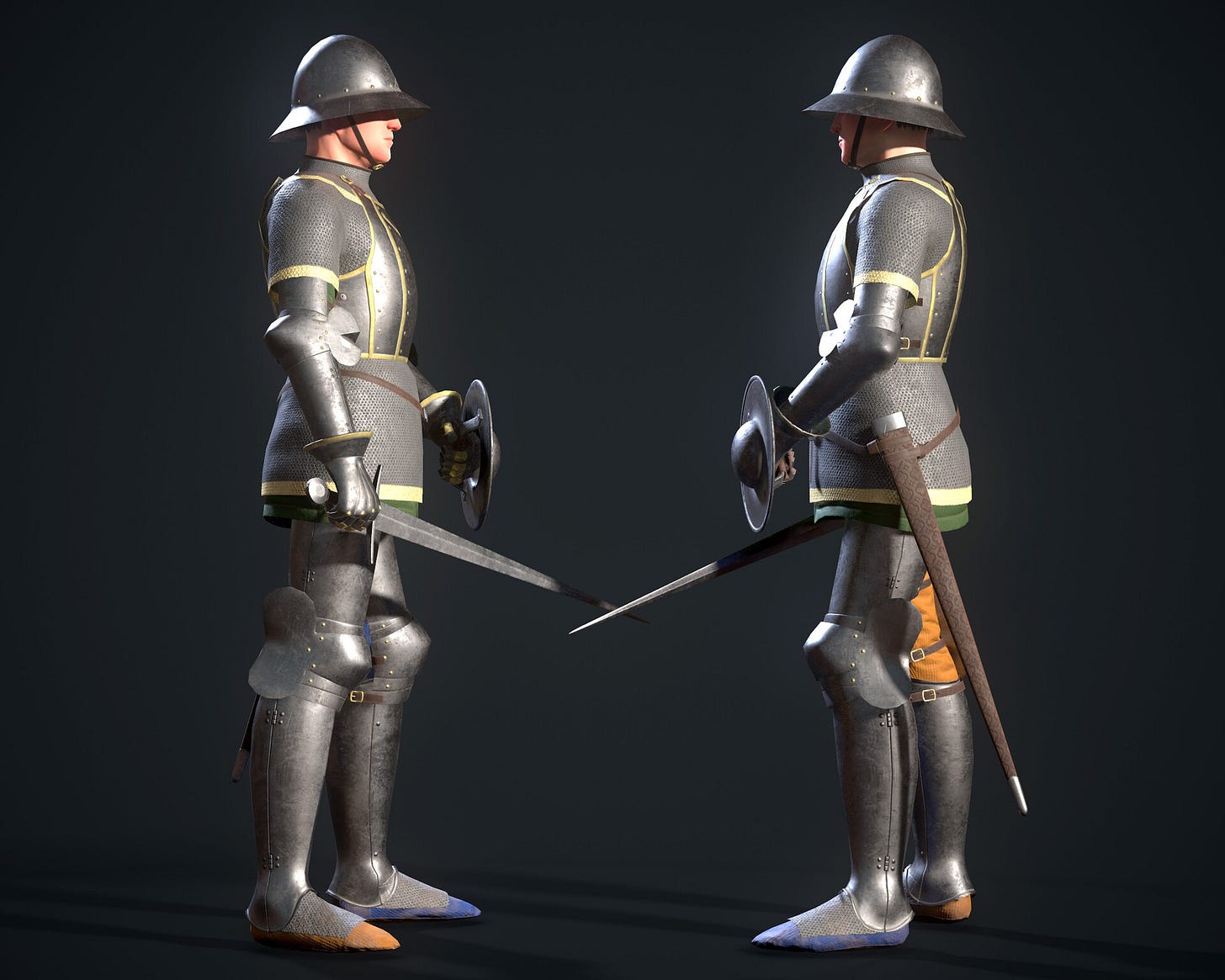 Medieval Man At Arms