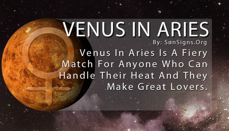 Venus In Aries: Meaning, Significance And Personality Traits | Venus in ...