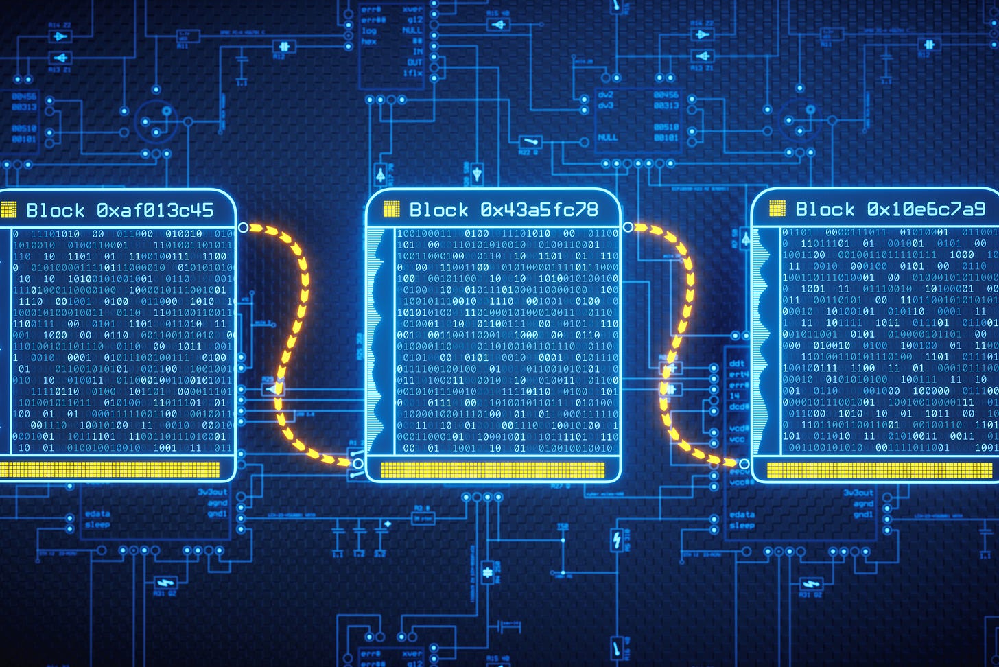Blockchain Illustration Blockchain Illustration