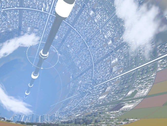 Space Colony Island-4: Explore an 8 Kilometre-by-32 Kilometre O&#39;Neill  Cylinder in VRChat, with Curve Gravity! – Ryan Schultz