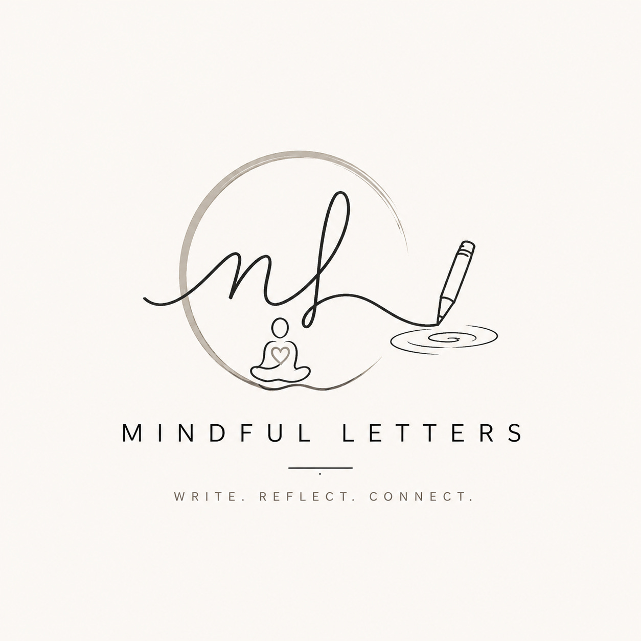 Mindful Letters  logo