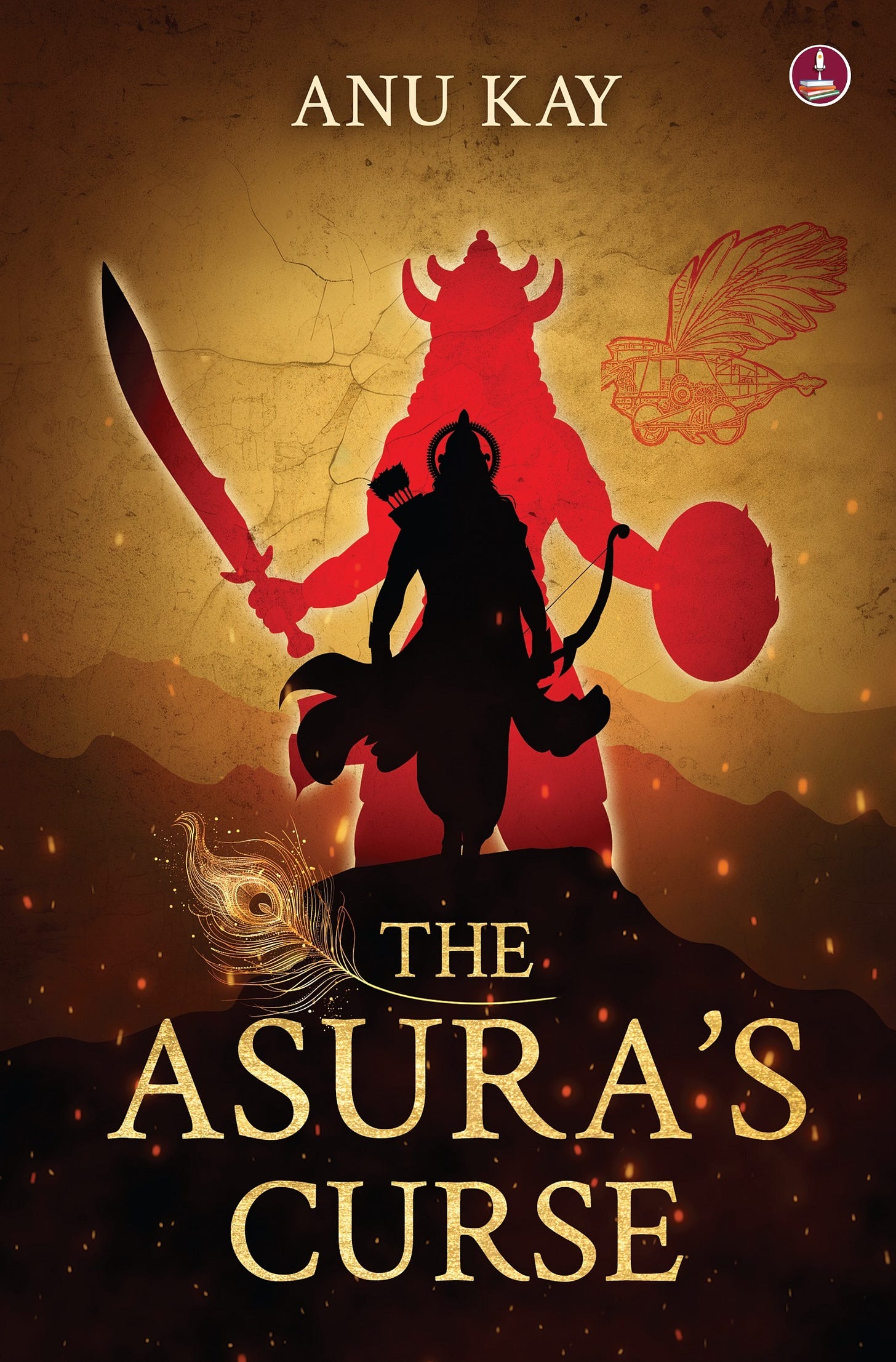 Book cover of The Asura’s Curse by Anu Kay – a speculative historical novel inspired by ancient Indian knowledge.