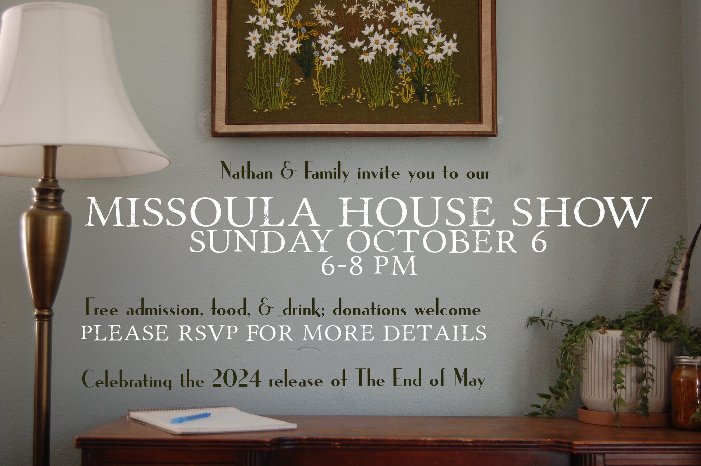 October 6, 6-8 pm