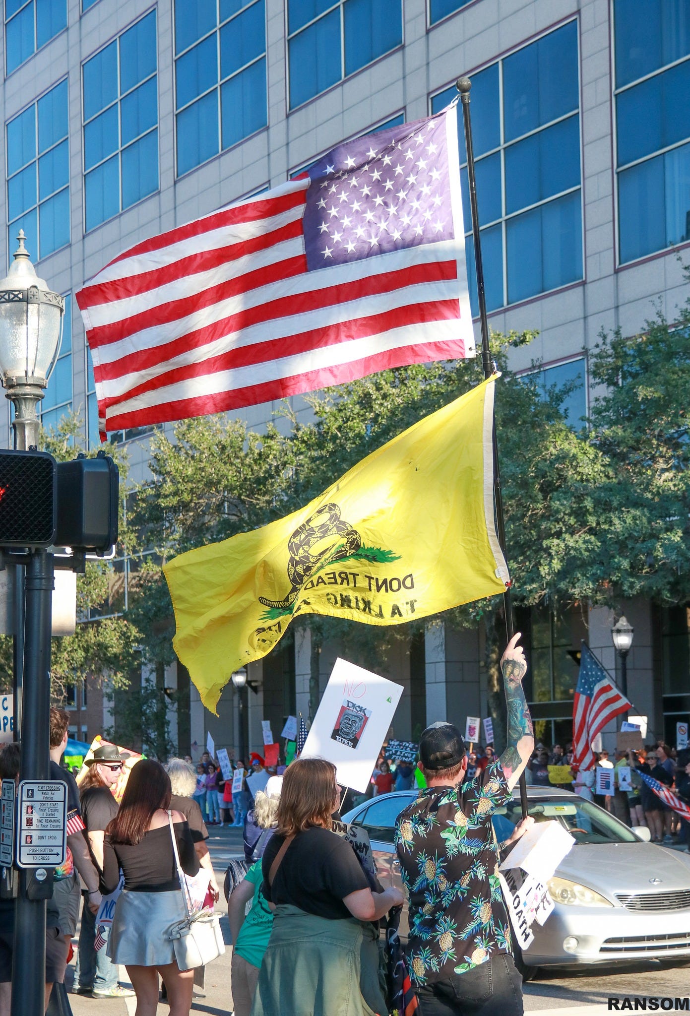 May be an image of crowd and text