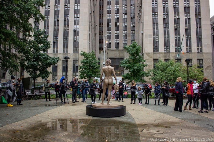 Medusa Sculpture Unveiled Across NYC's Criminal Courthouse - Untapped New York Medusa Sculpture Unveiled Across NYC's Criminal Courthouse - Untapped New York