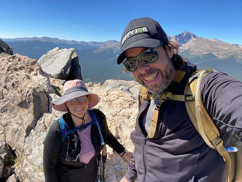 Photos of Donetta and James Dalman around the world.