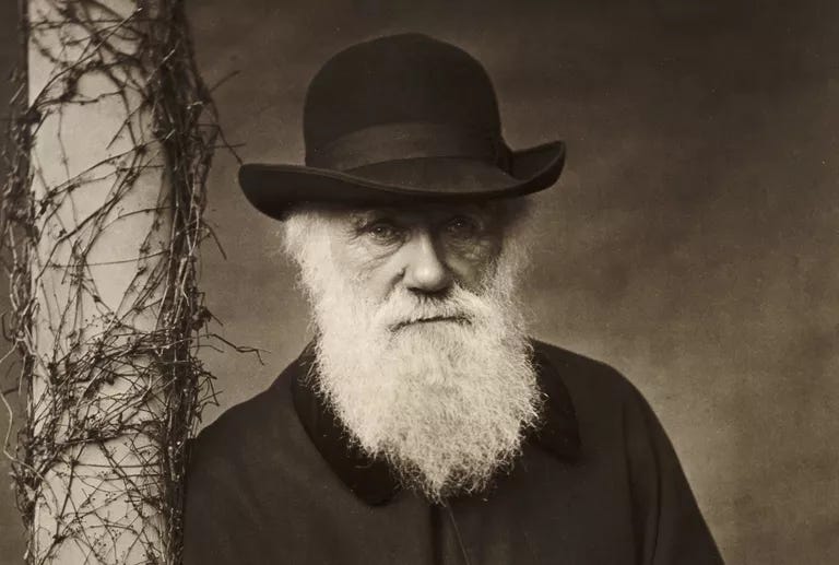 Portrait of Charles Darwin