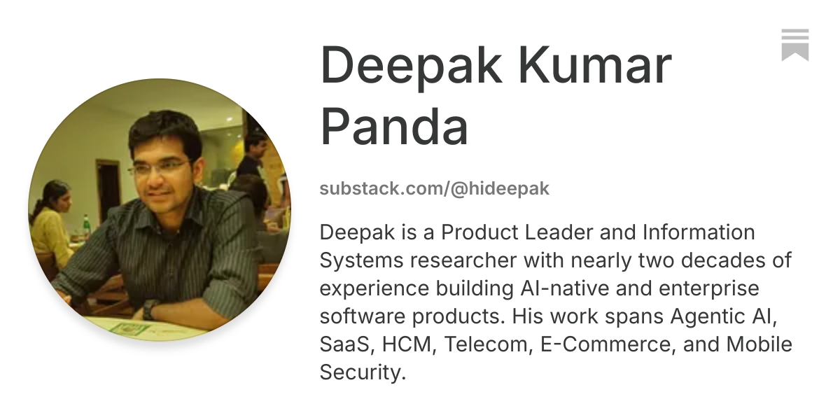 Deepak Kumar Panda | Substack