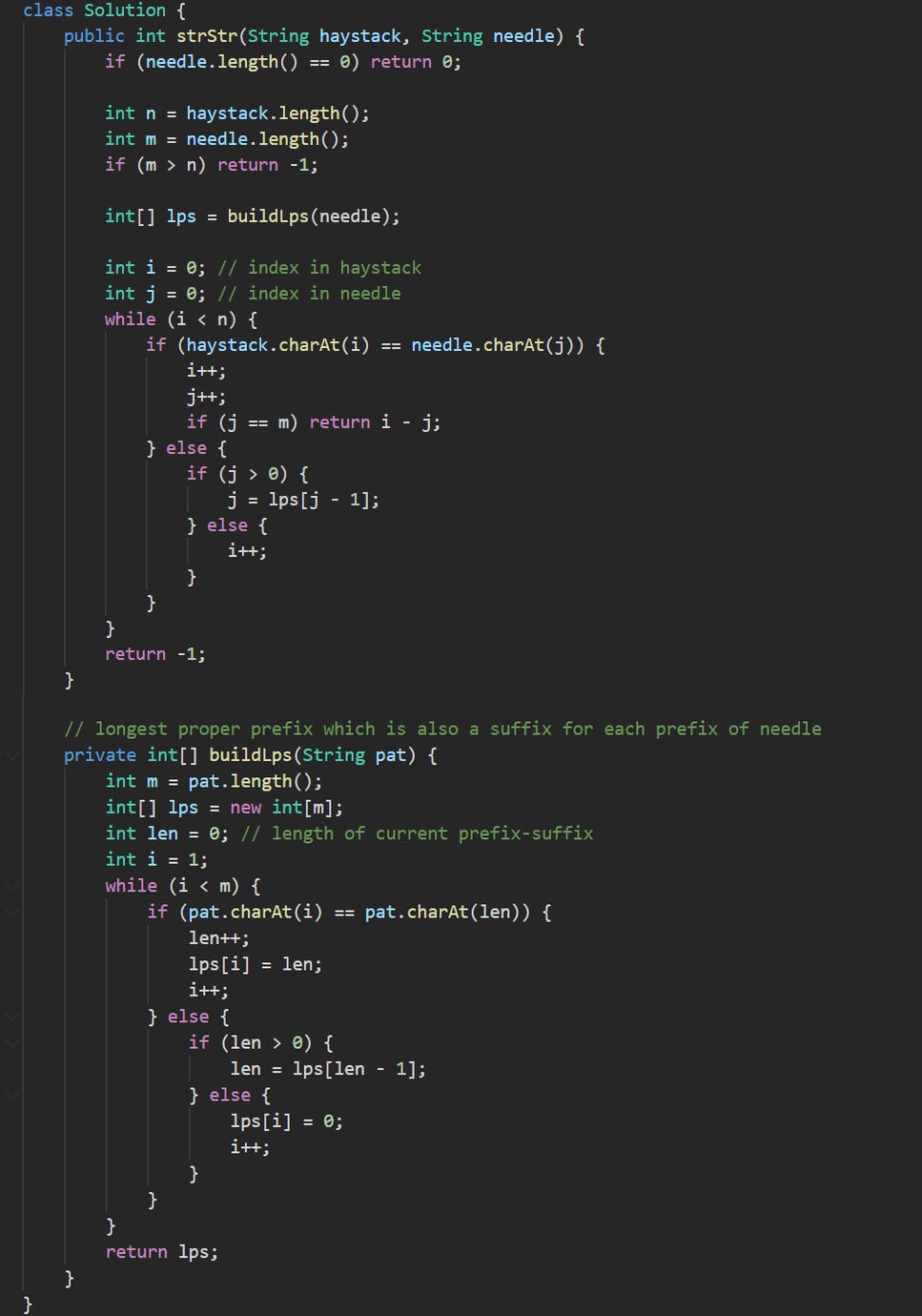 LeetCode #28: Find the Index of the First Occurrence in a String ...