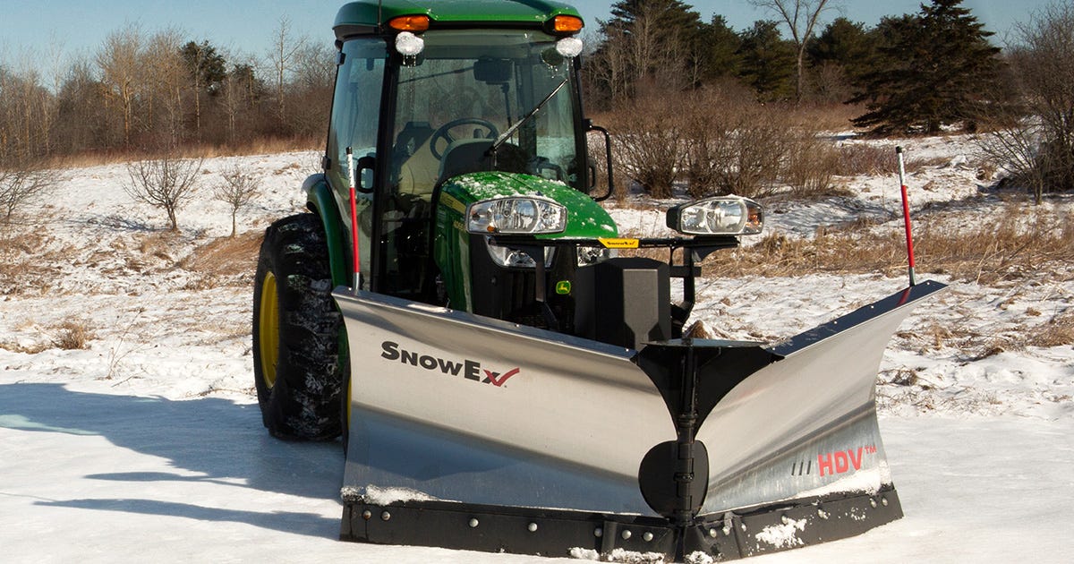 Tractor Snow Plows | SnowEx® Plow Mount for Tractors