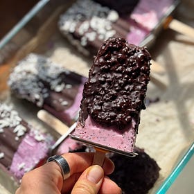 chia pudding ice cream bars
