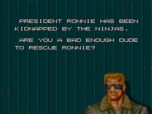 Best intro to a game ever [Bad Dudes] : r/gaming