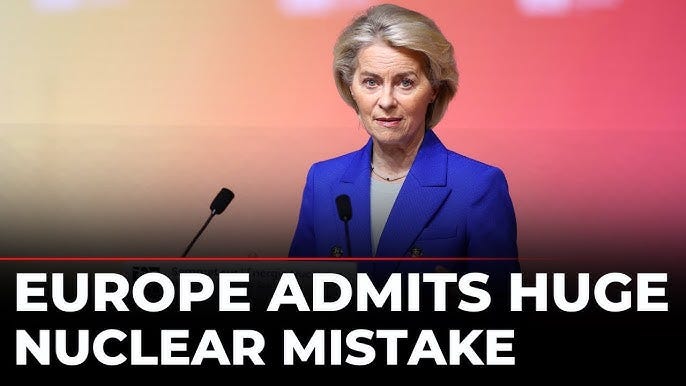 Europe News LIVE: EU Chief Ursula Admits Nuclear Blunder, Says It Was a  ‘Strategic Mistake’ | Latest