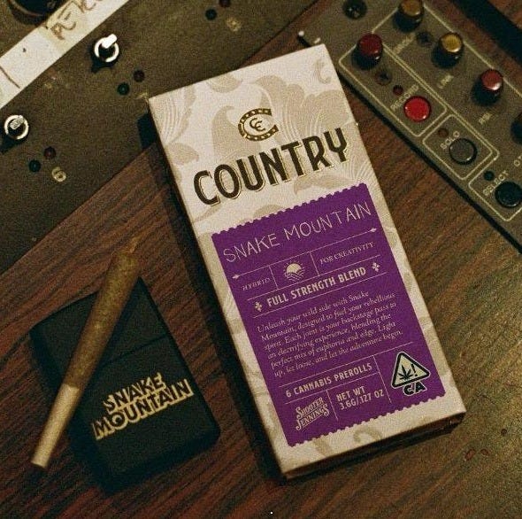 SHOOTER JENNINGS PARTNERS WITH COUNTRY CANNABIS TO LAUNCH "SNAKE MOUNTAIN" BLEND FOR MUSIC LOVERS