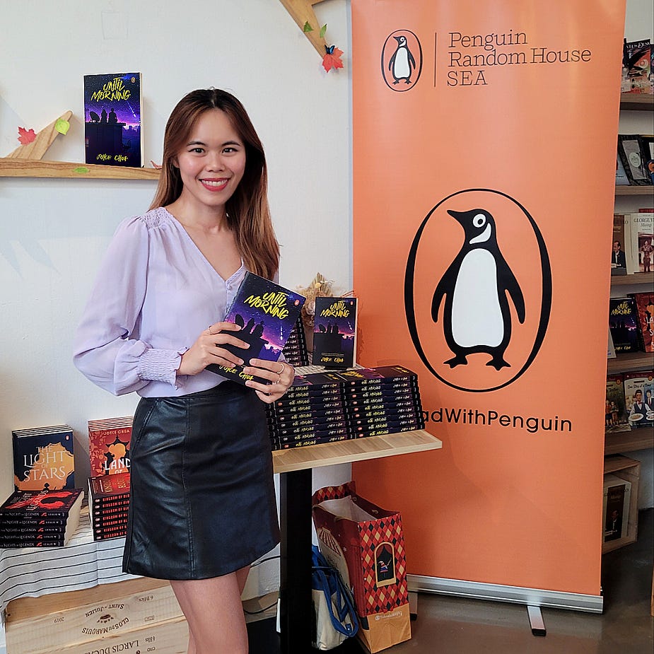 joyce chua at until morning book launch