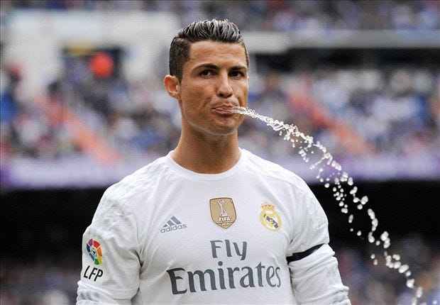 Cristiano Ronaldo spits on fans Cristiano Ronaldo spits on fans