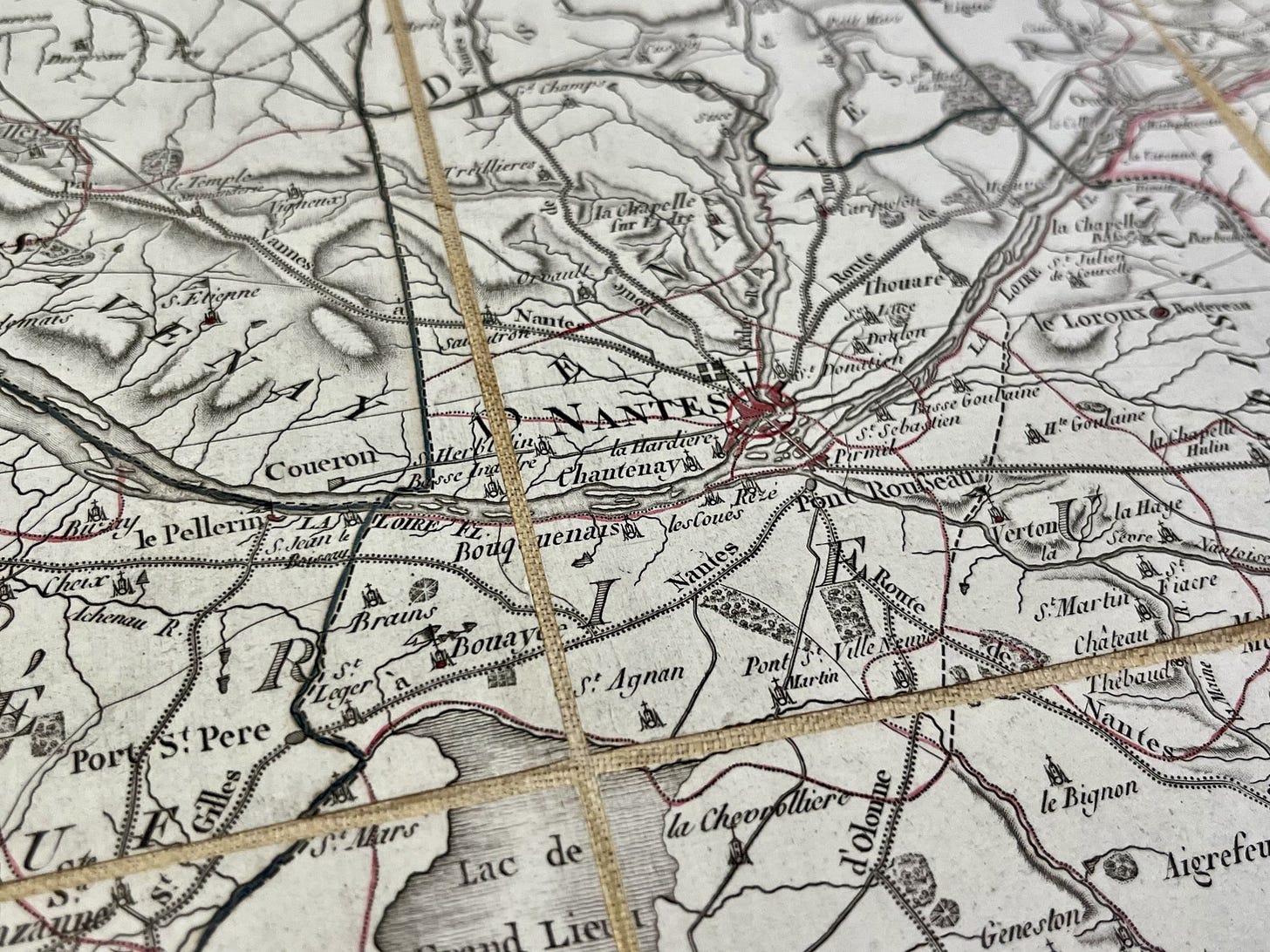Antique map of Loire-Atlantique by PG Chanlaire - ca. 1820