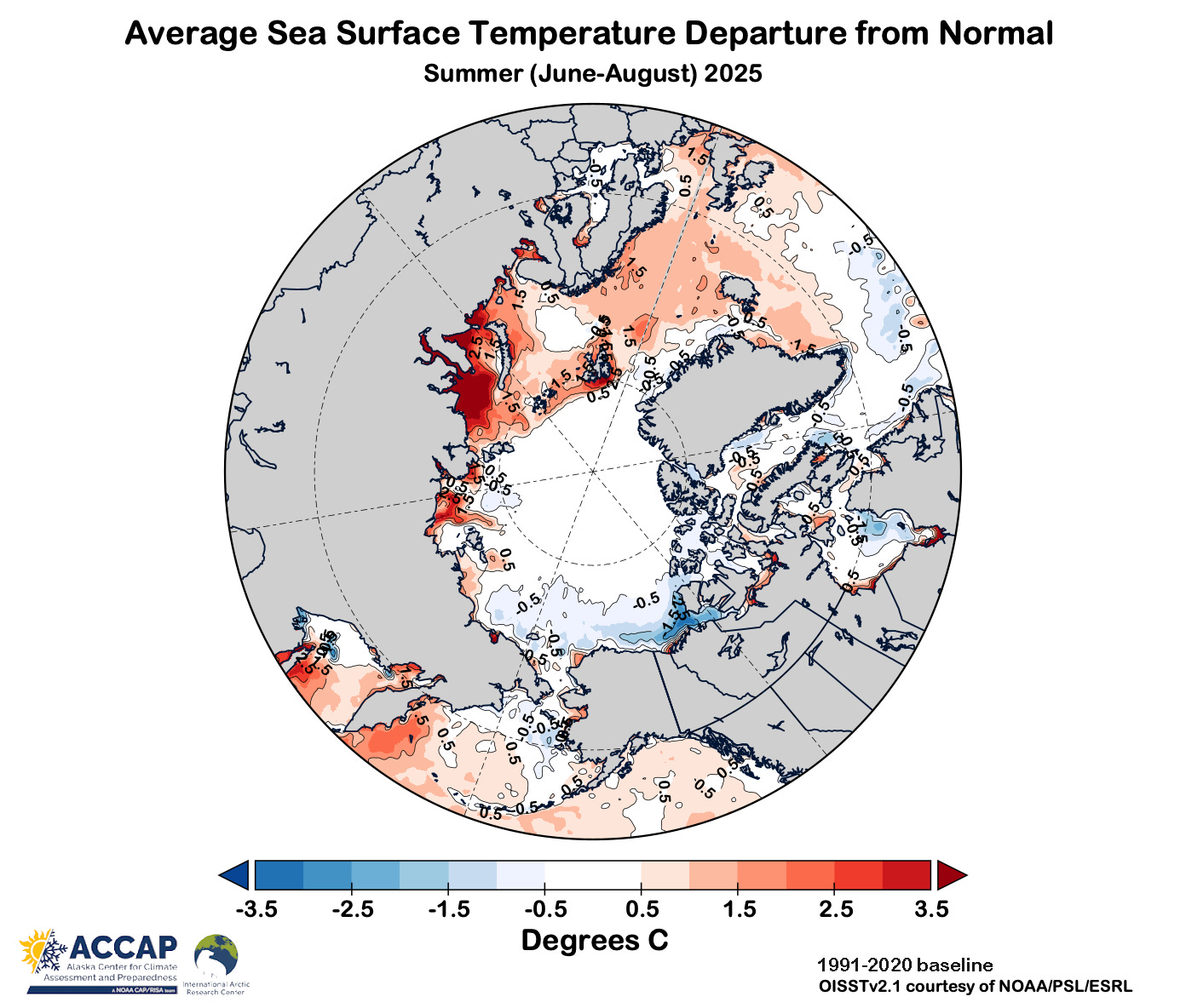 Arctic Summer 2025 Climate Summary - by Rick Thoman