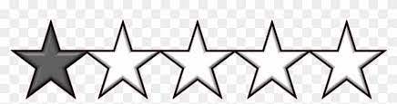 Every Film Reviewed On Film Intel Are Awarded An Overall - One Star Out Of  Five - Free Transparent PNG Clipart Images Download