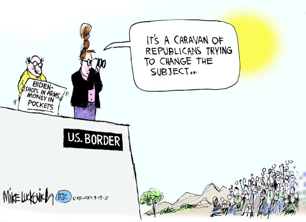 Cartoons: Immigration policy in focus as border crossings rise – East Bay  Times