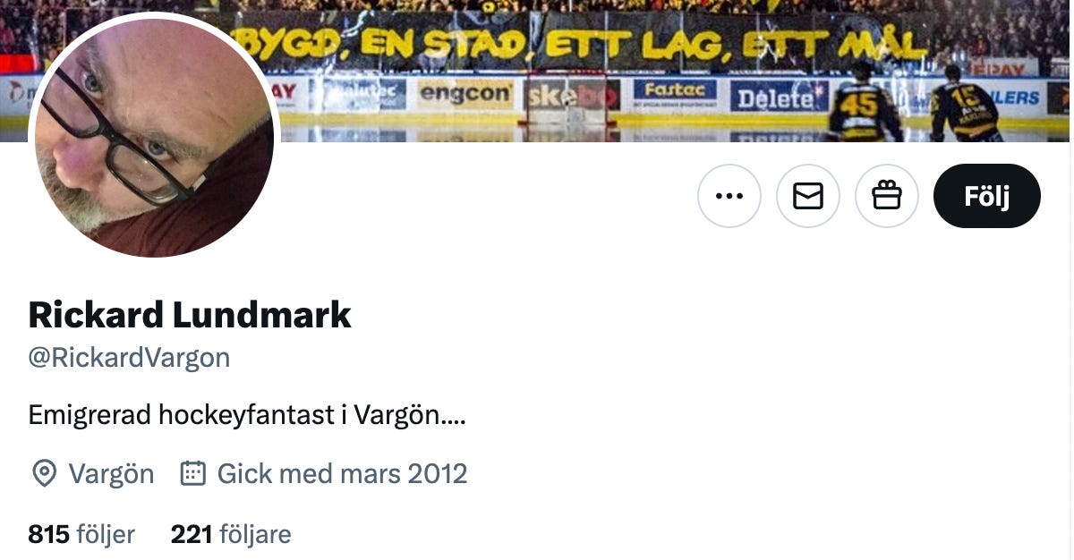 rickard lundmark twitter