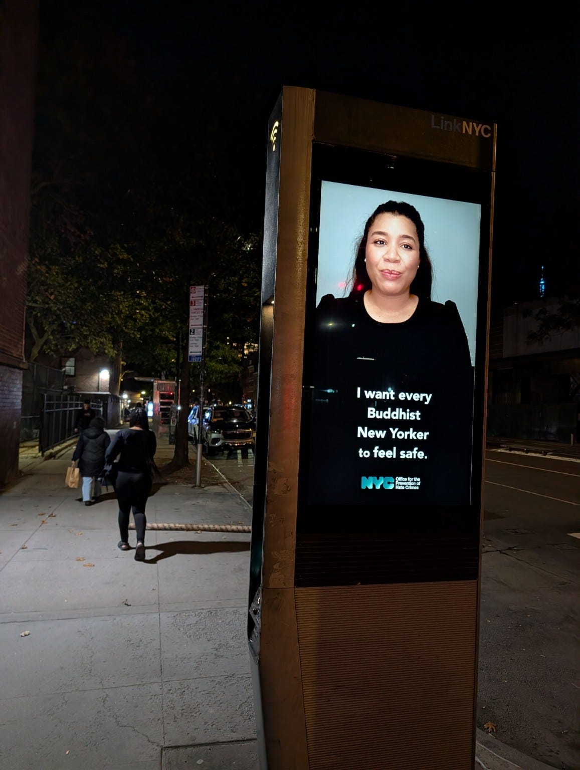 LinkNYC kiosk by Fulton Houses in Chelsea LinkNYC kiosk by Fulton Houses in Chelsea