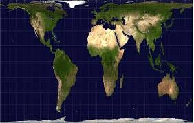 A Gall-Peters projection of a Visible Earth image collected by the NASA. |  Download Scientific Diagram