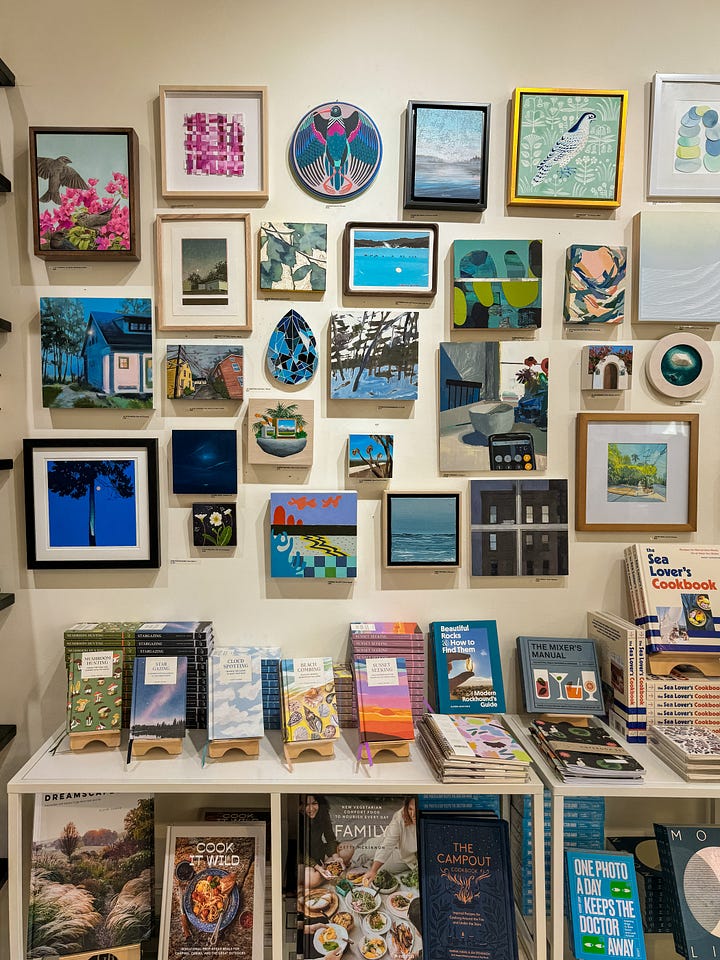 gallery at Nahcotta and the Gus & Ruby Storefront