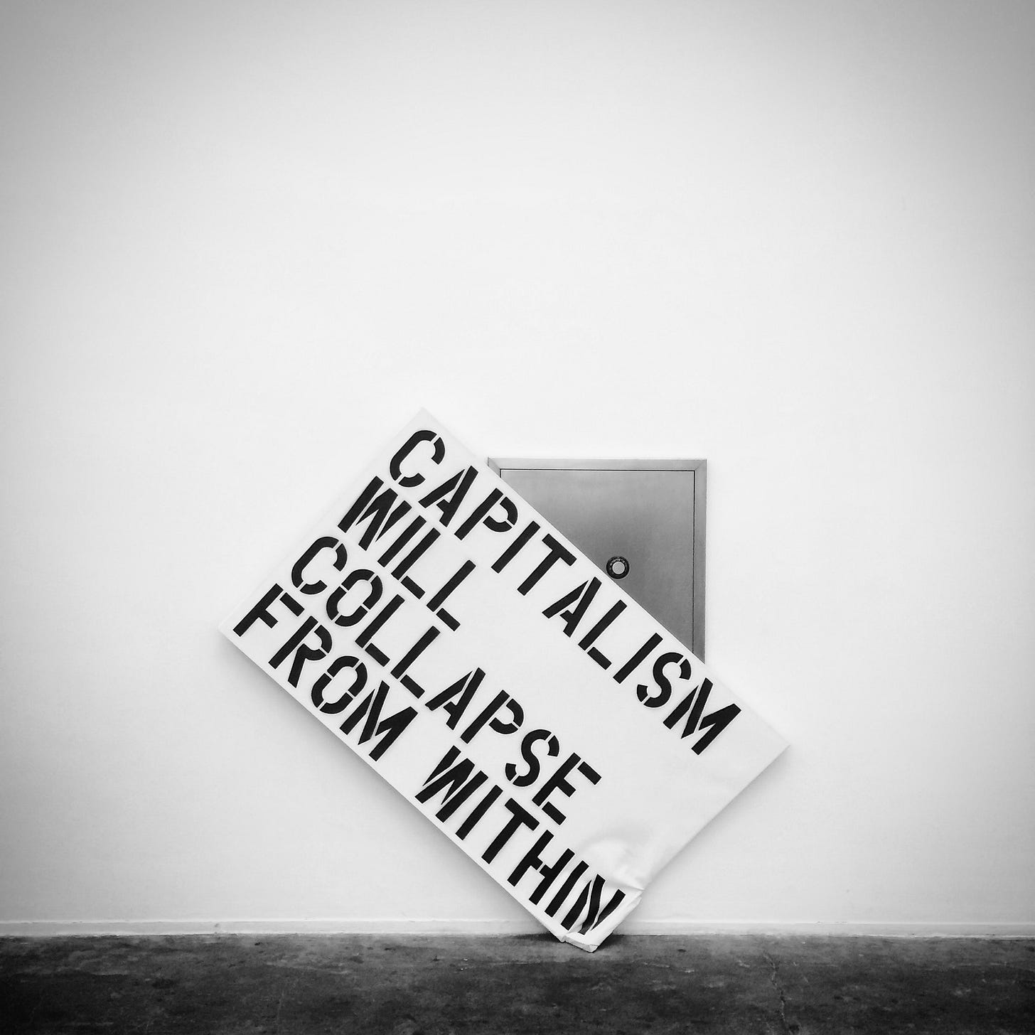 Capitalism will collapse from within (2003), Elmgreen & Dragset