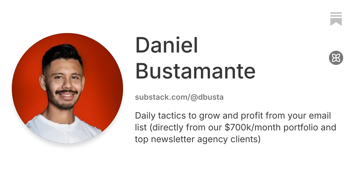 Daniel Bustamante | Substack