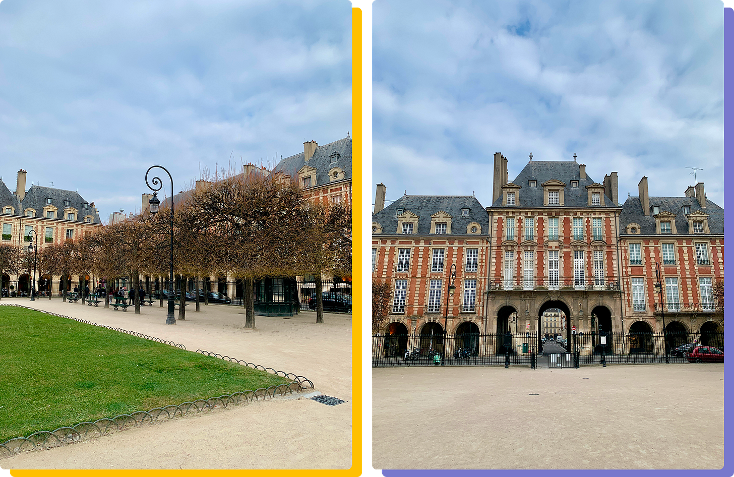 Photo of the Place des Vosges Photo of the Place des Vosges