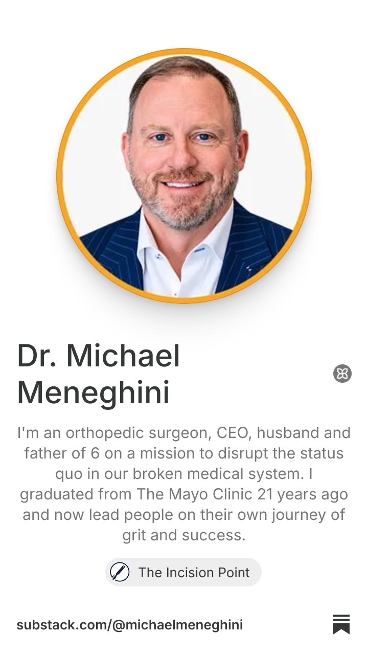 Dr. Michael Meneghini | Substack