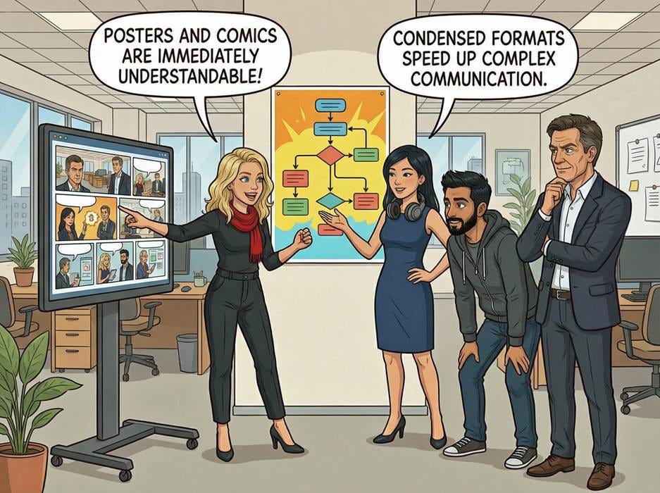 A cartoon of people standing in front of a screen

AI-generated content may be incorrect.