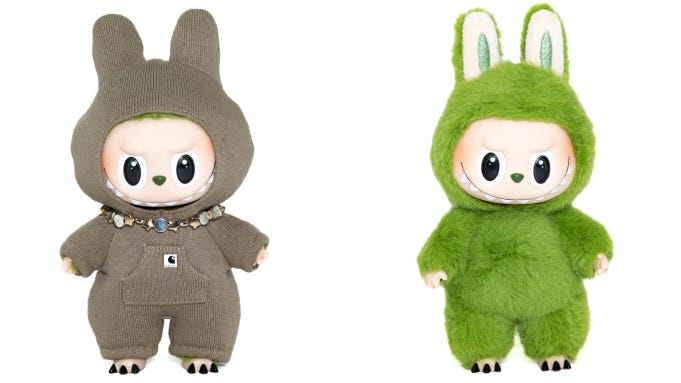 Labubu da collab Sacai x Seventeen alcança US$ 31.250 em leilão da Joopiter