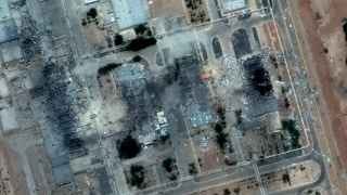 Destruction at the Nuclear Technology Center in Isfahan, Iran, after strikes by US strategic bombers